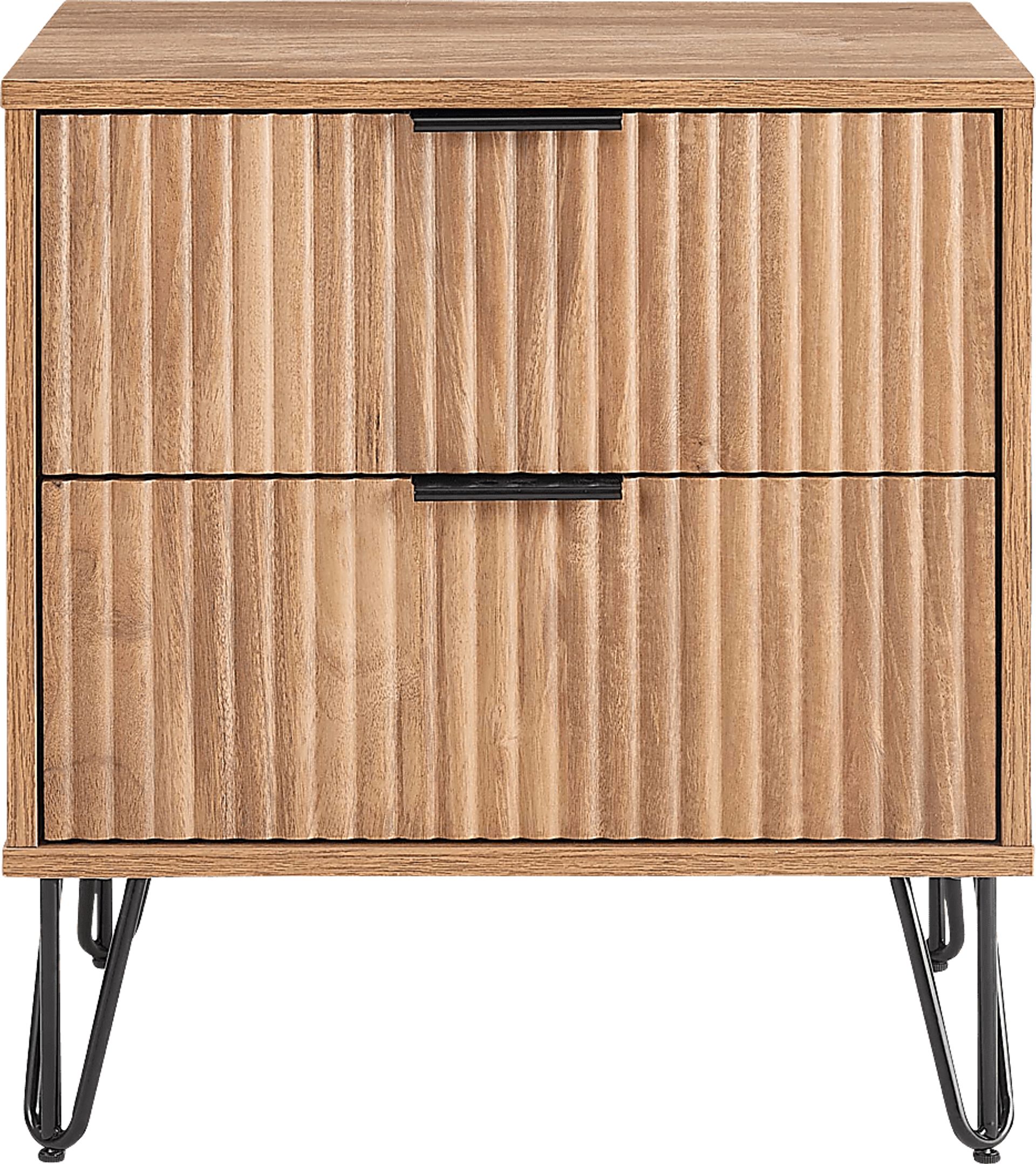 Kroc IV Brown Nightstand - Image 1