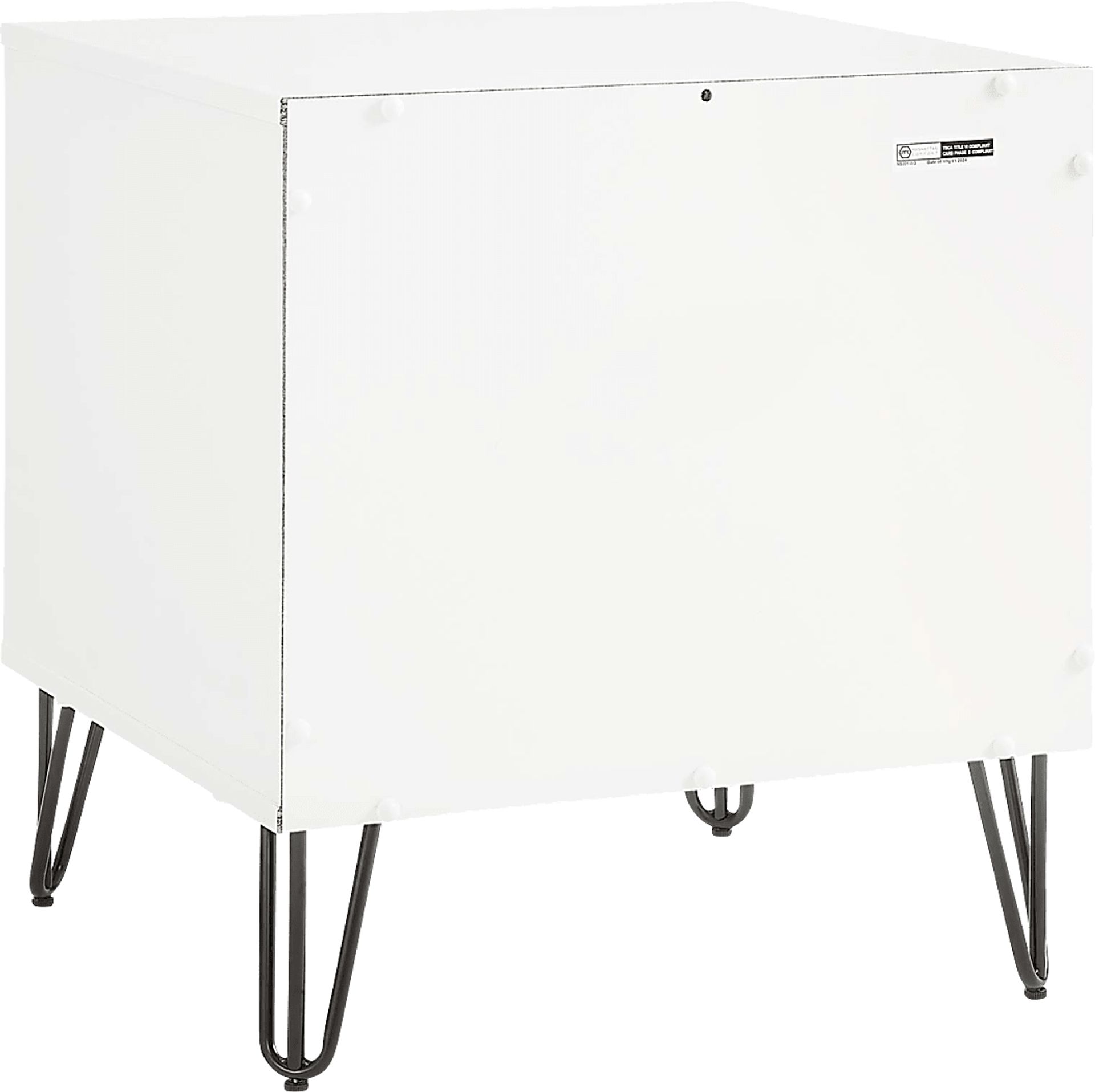 Kroc IV White Nightstand - Image 6