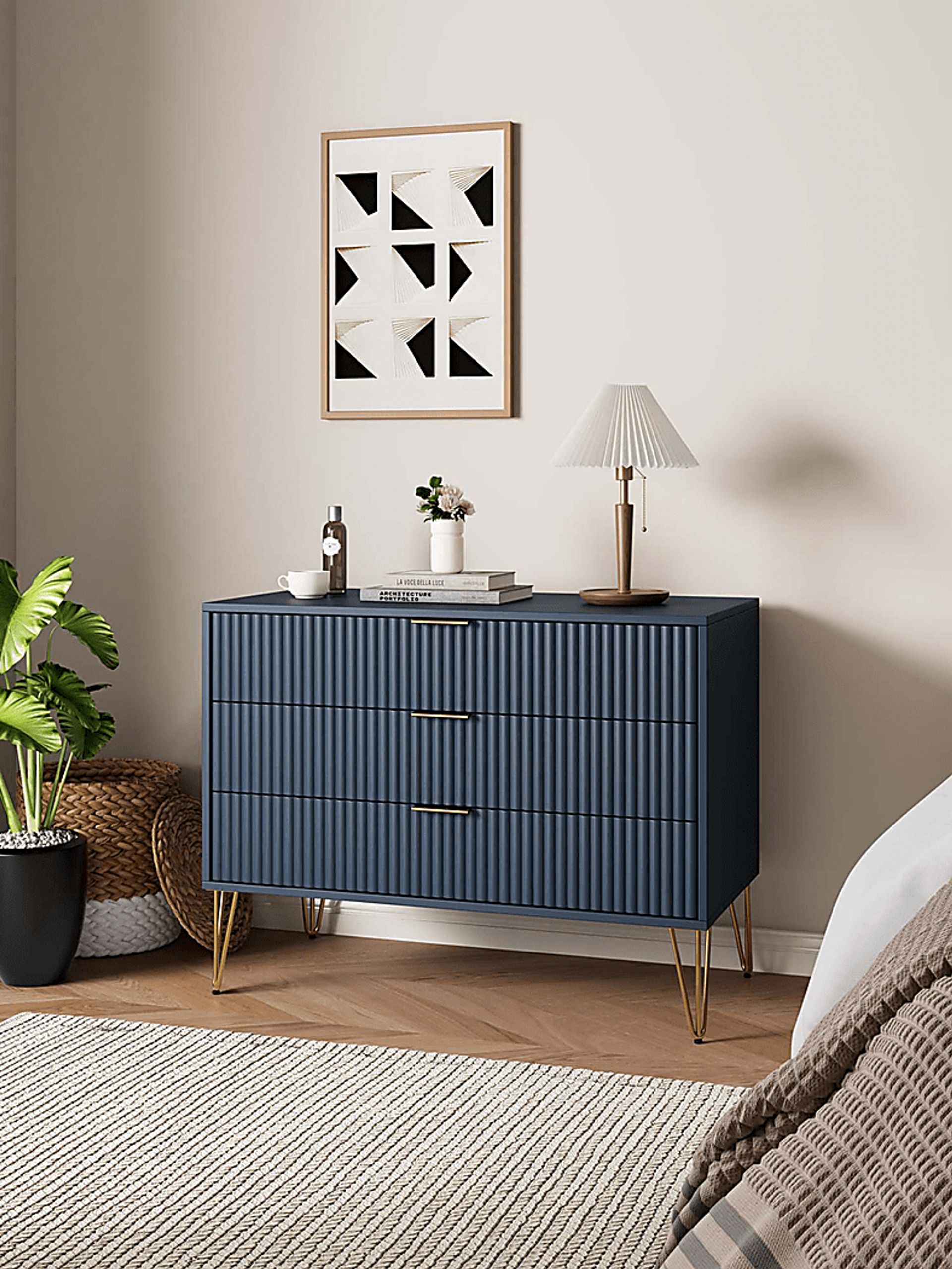 Kroc V Midnight Blue Dresser - Image 2