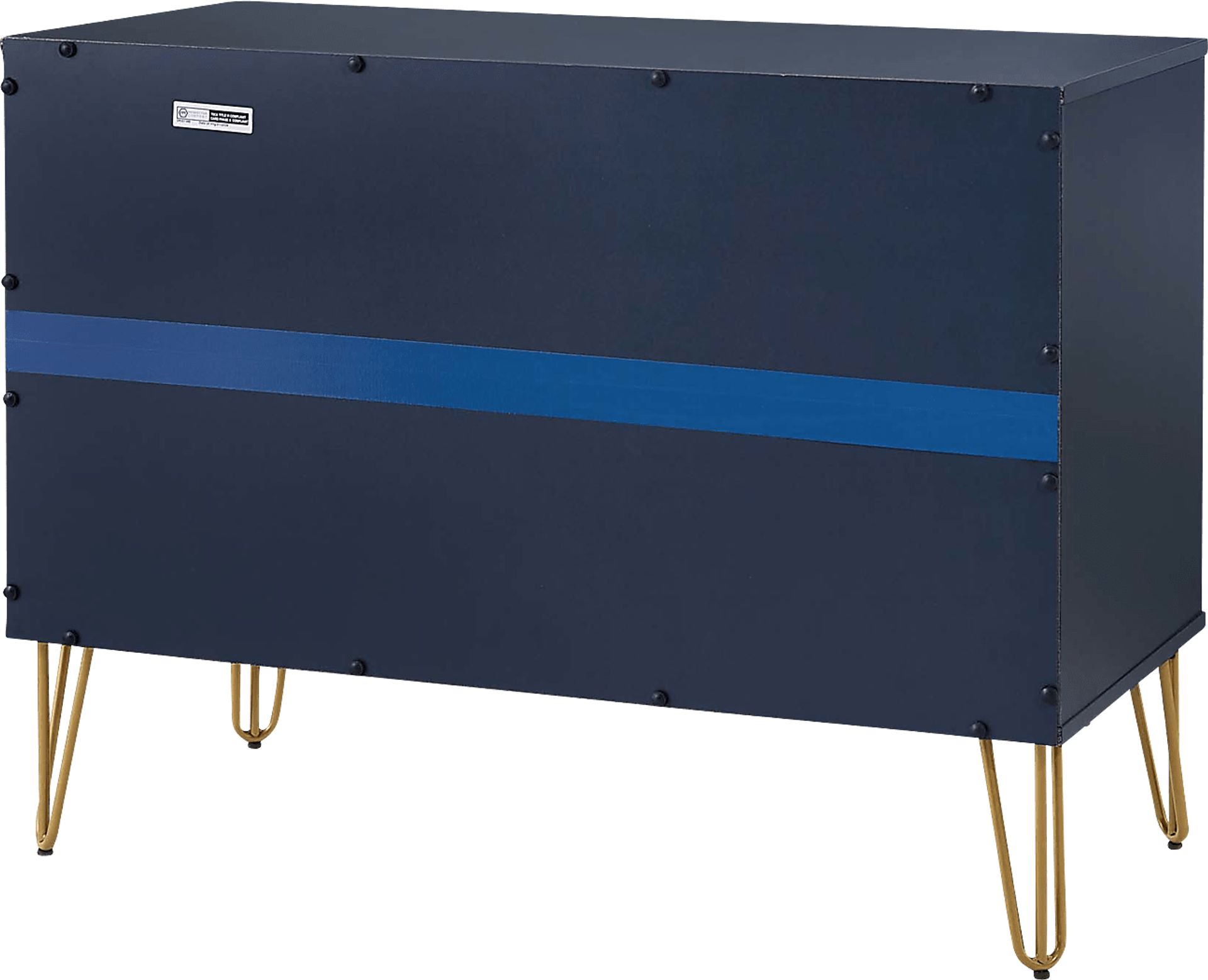 Kroc V Midnight Blue Dresser - Image 7