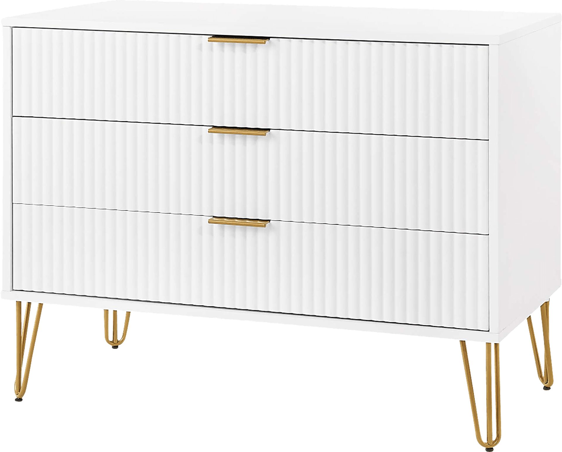 Kroc V White Dresser - Image 5