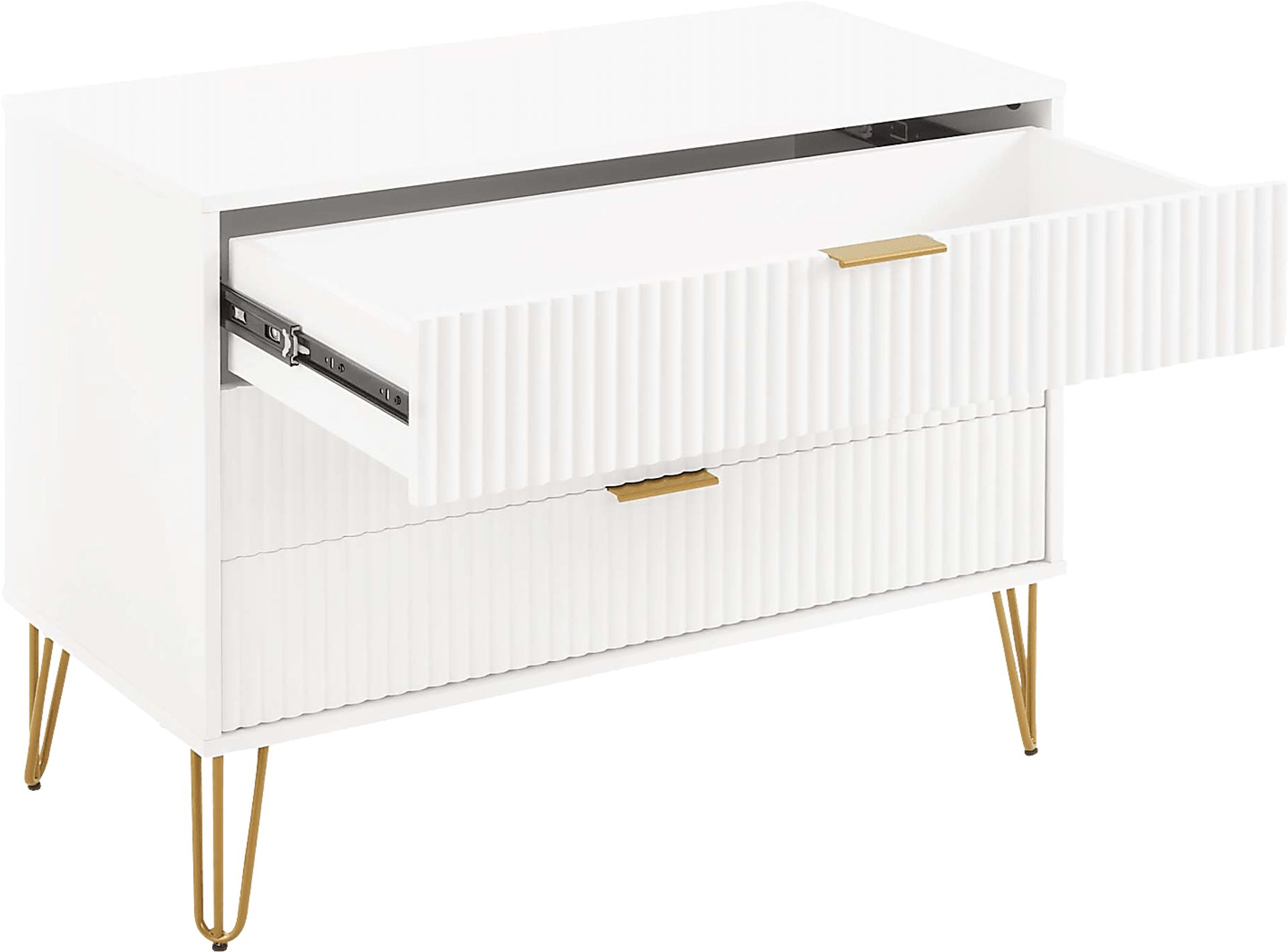 Kroc V White Dresser - Image 6