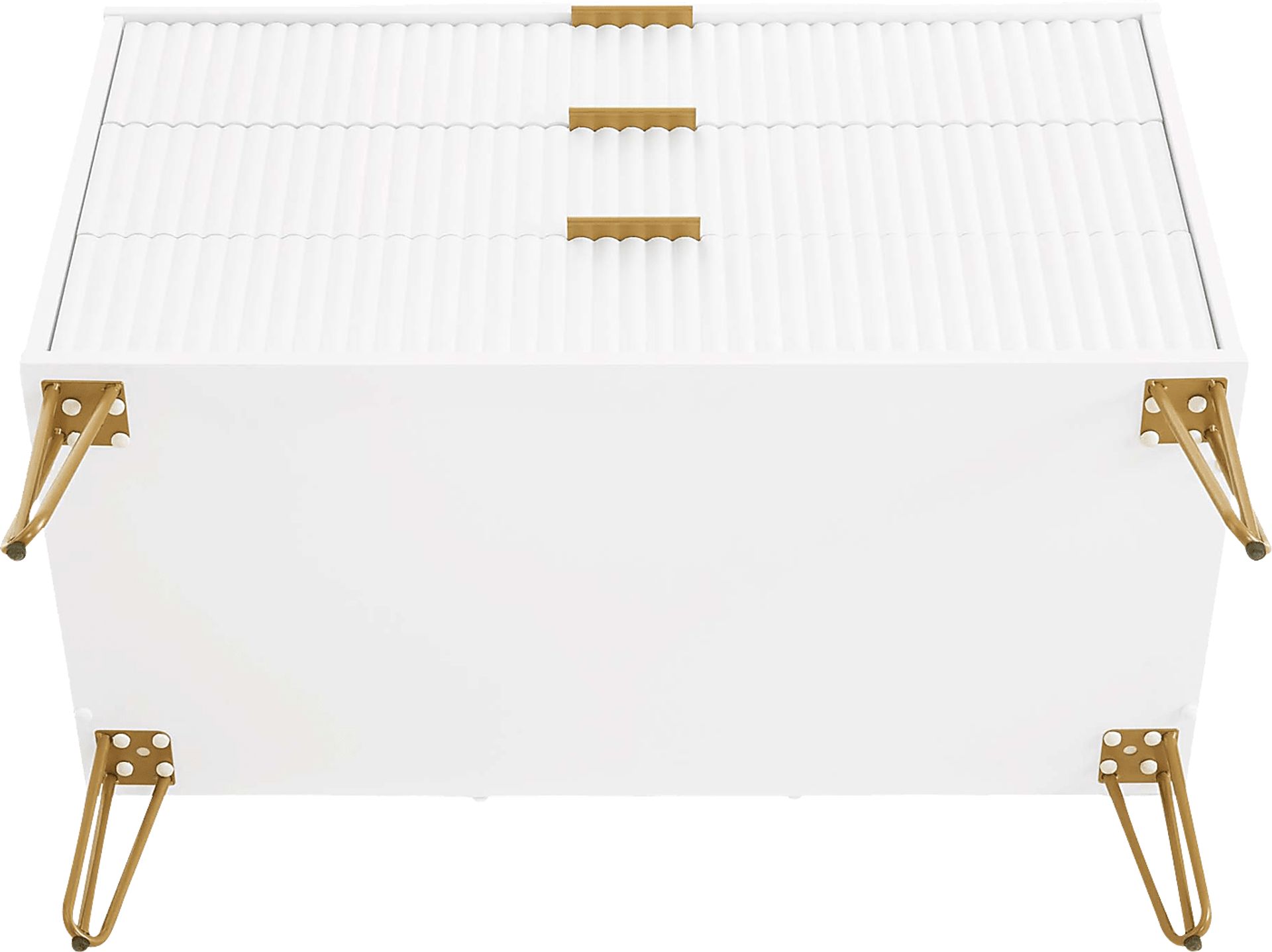 Kroc V White Dresser - Image 10