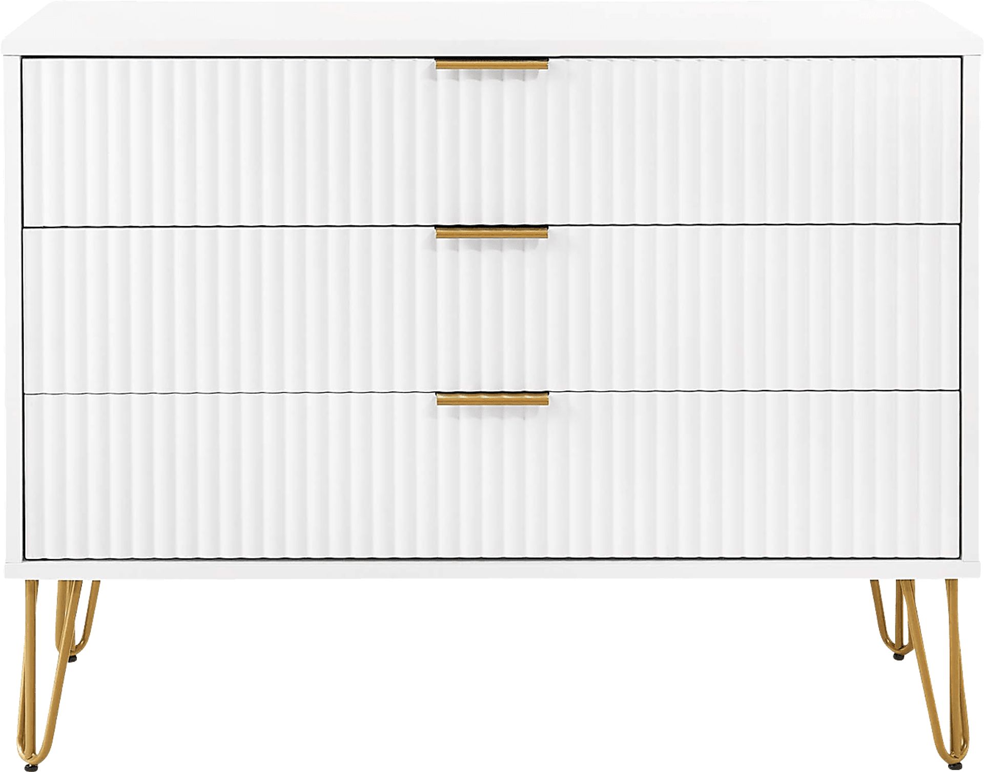 Kroc V White Dresser - Image 1