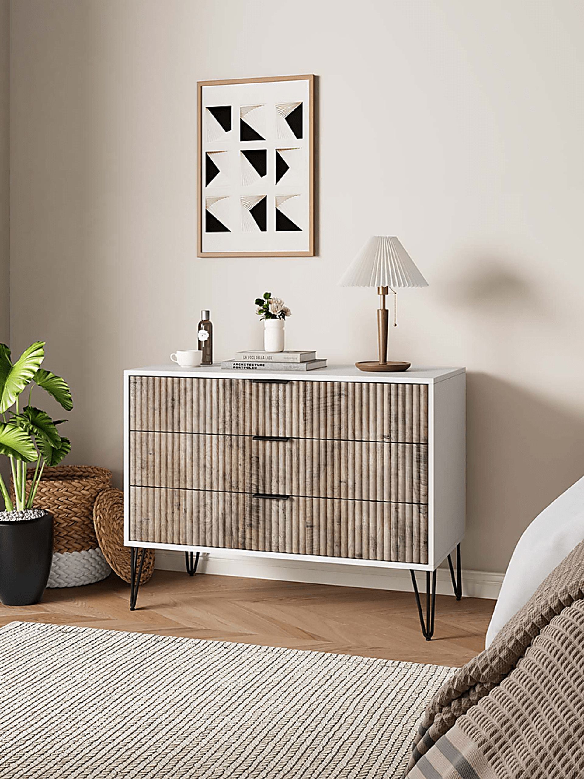 Kroc VI White Dresser - Image 2
