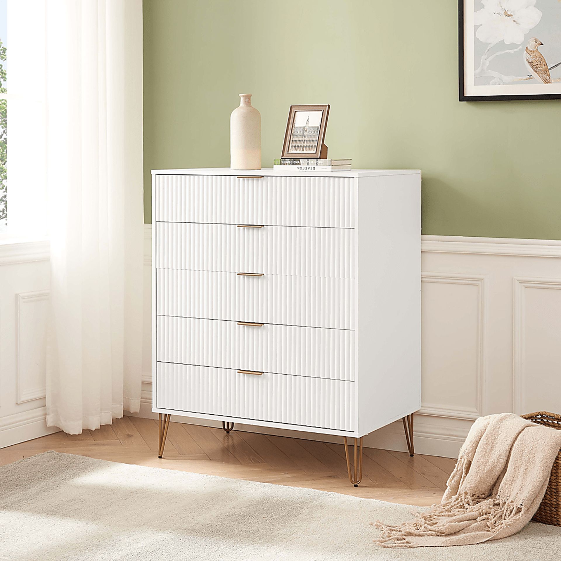 Kroc VII White Dresser - Image 2