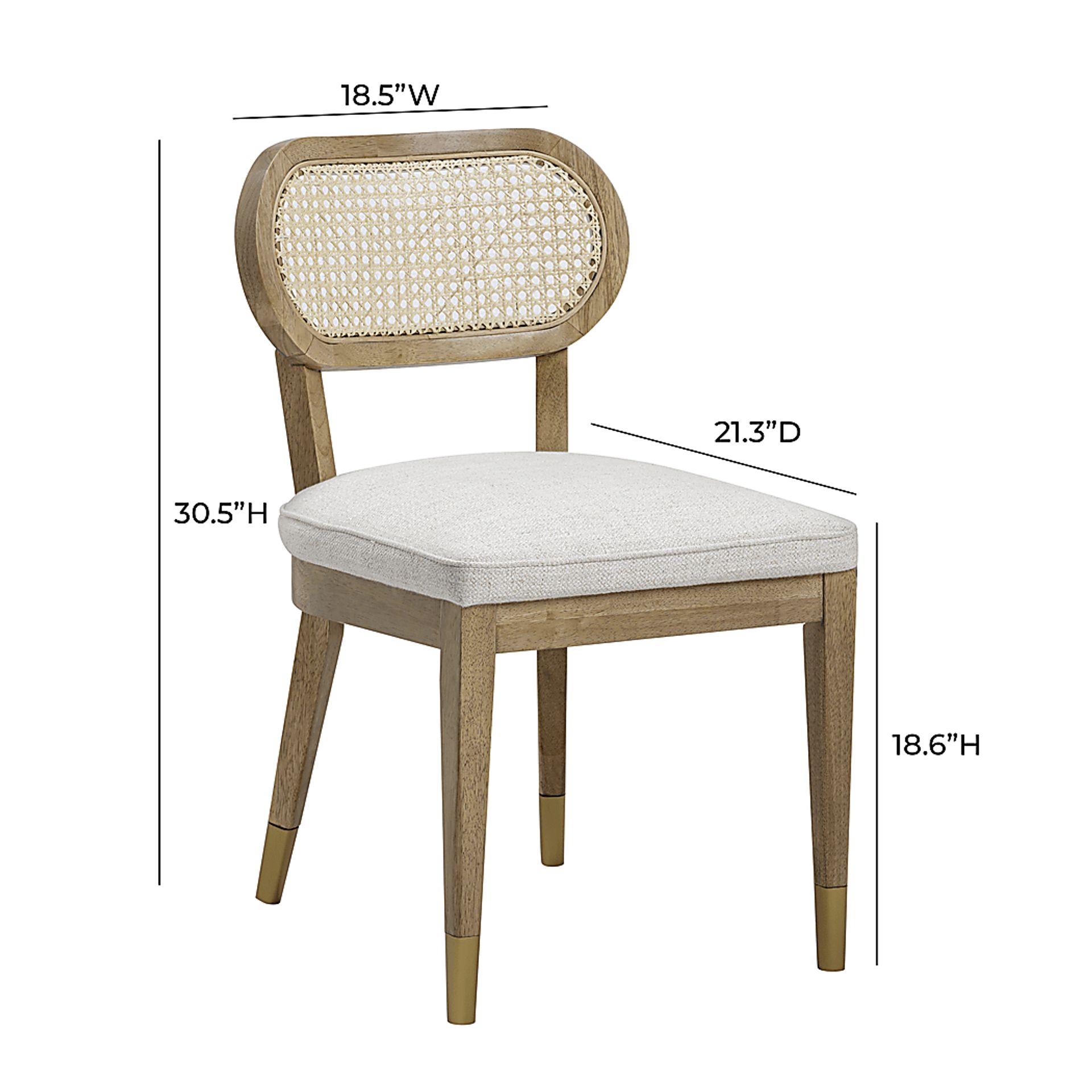 Krochmal Natural Side Chair - Image 7