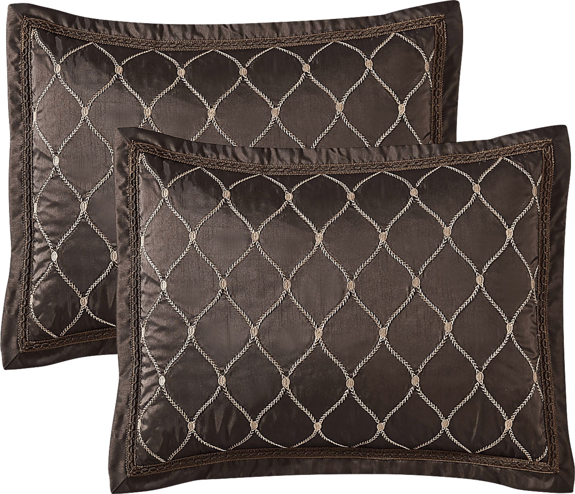 Krohn Espresso 9 Pc Queen Comforter Set - Image 4