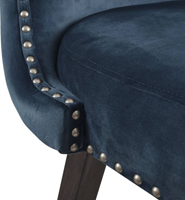 Krollton Blue Swivel Counter Height Stool - Thumbnail - Image 6