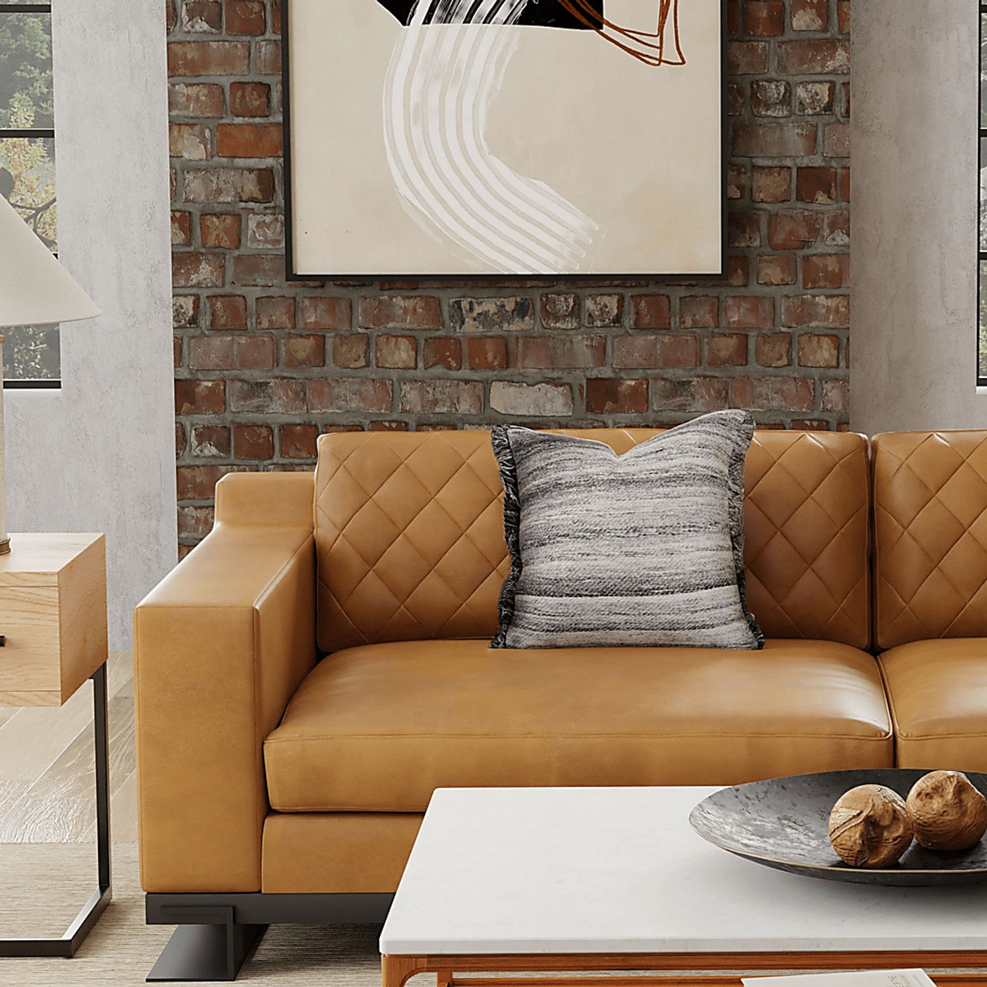 Kross Gray Indoor/Outdoor Accent Pillow - Image 2