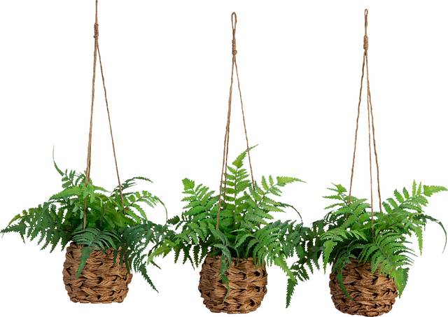 Krulock Green Indoor/Outdoor Silk Plant, Set of 3 - Thumbnail - Image 1