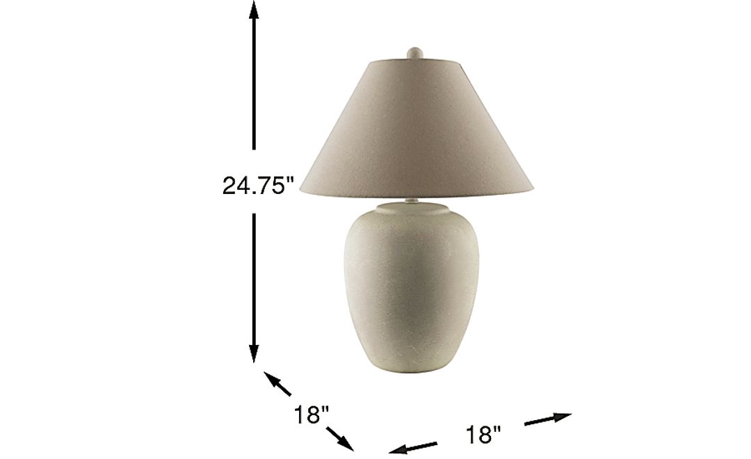 Kryon Cream Table Lamp