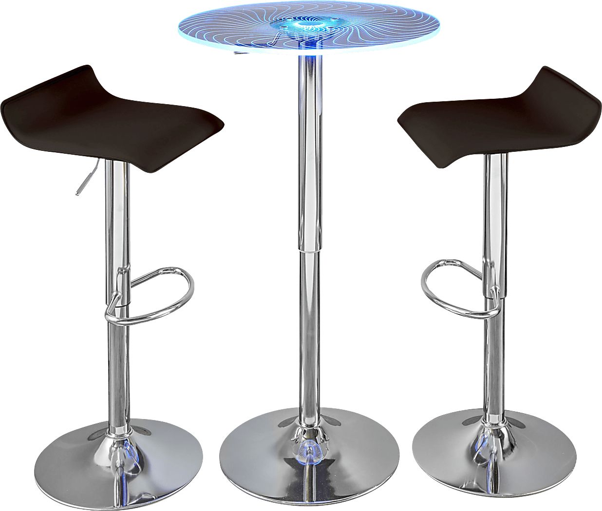 Krystl Brown Adjustable 3 Pc Bar Set