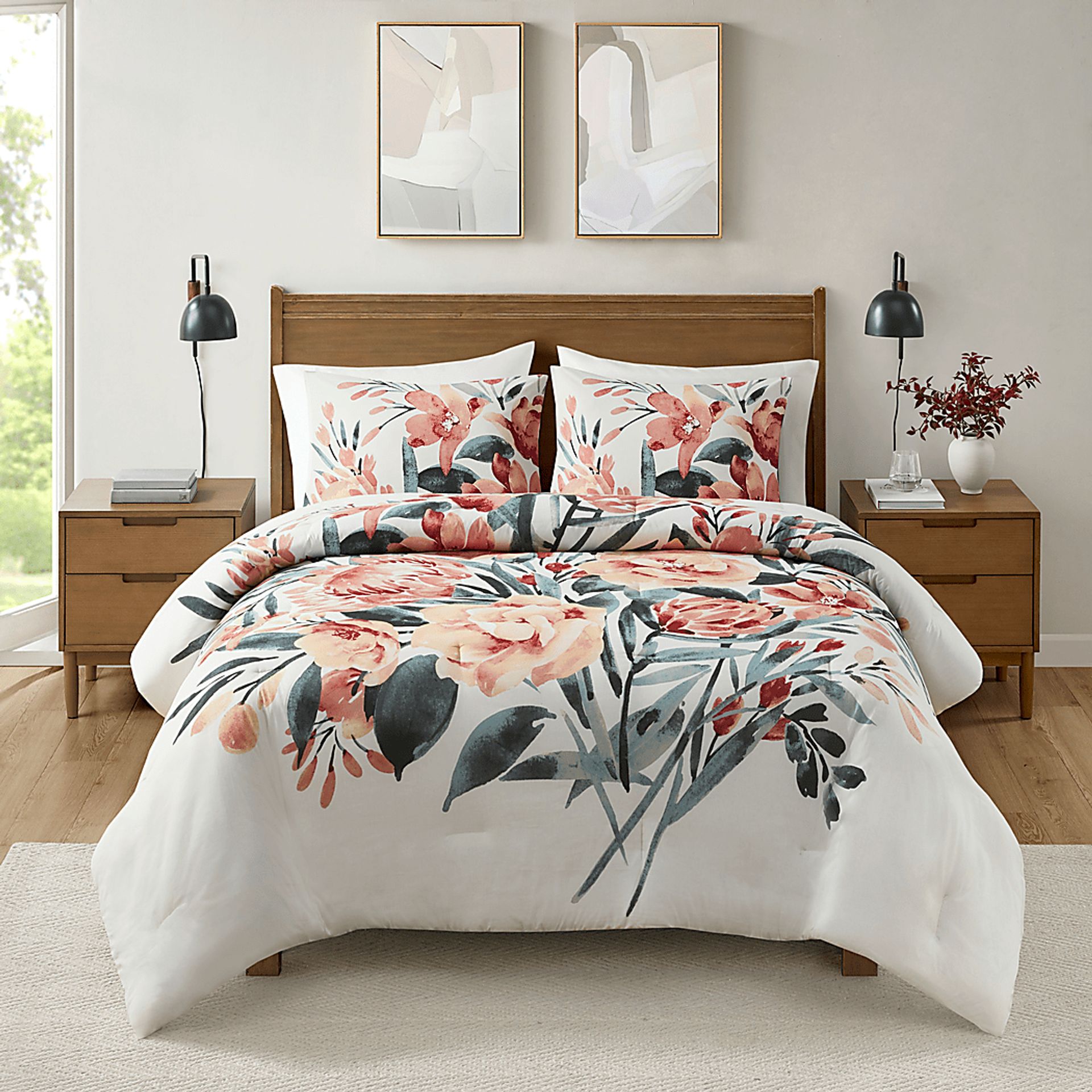 Kubiski Off-White 3 Pc King/California King Comforter Set - Image 2