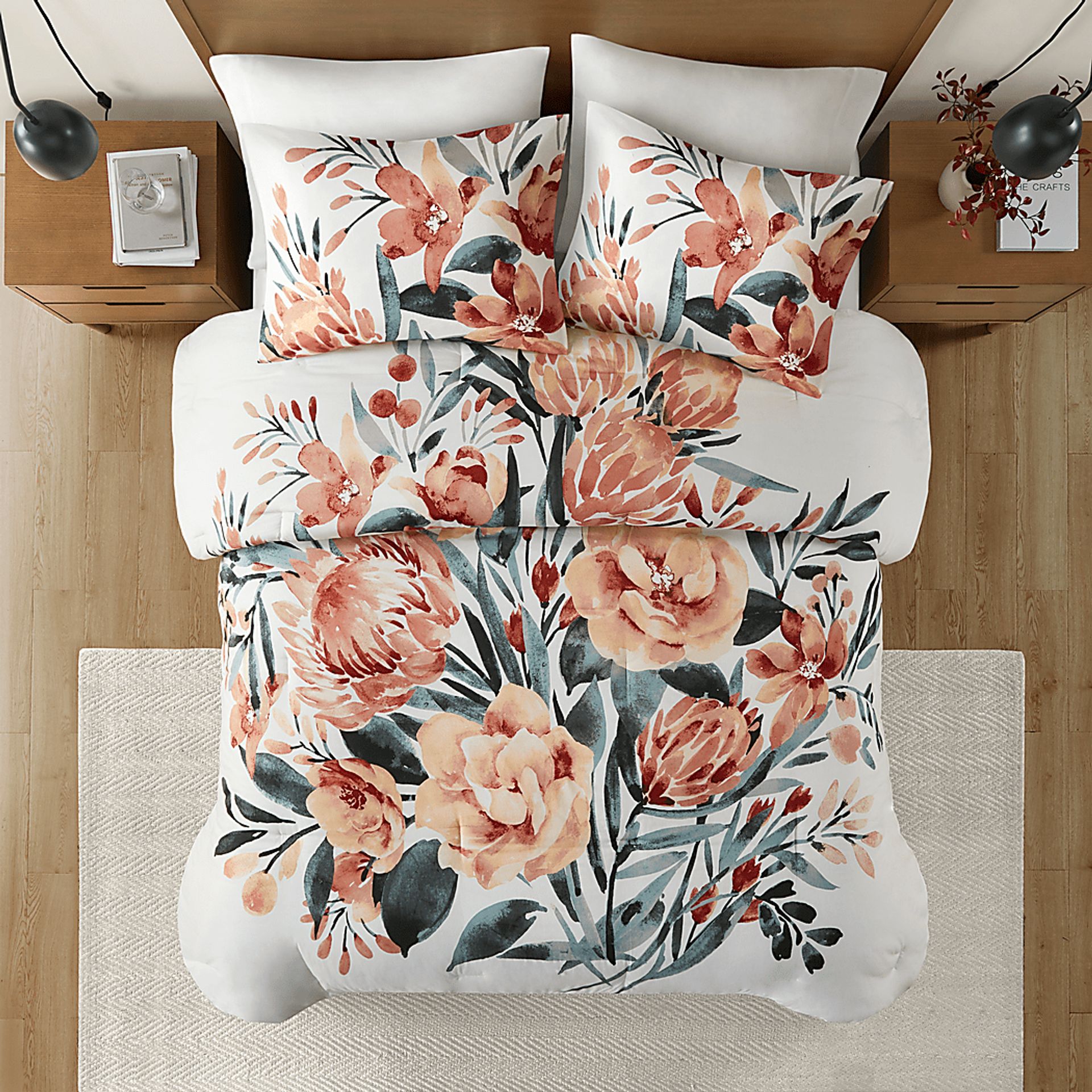 Kubiski Off-White 3 Pc King/California King Comforter Set - Image 3
