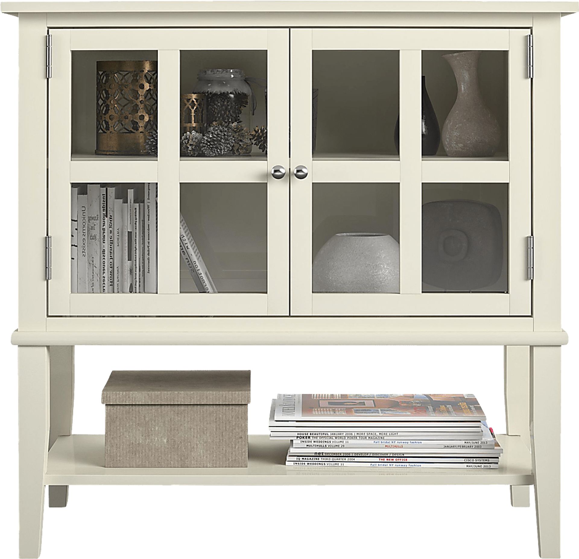 Kuchn White Accent Cabinet - Image 2