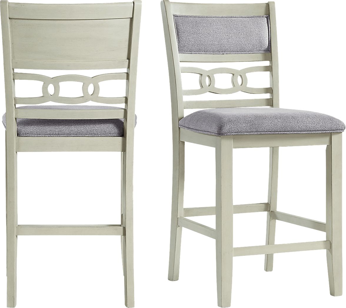 Kudzu Beige Counter Height Stool, Set of 2