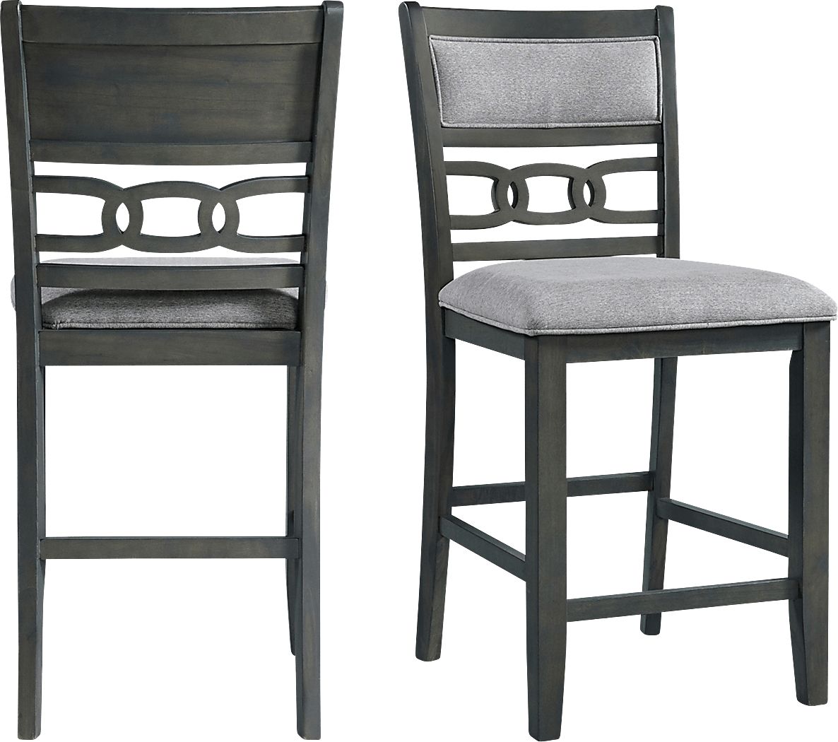 Kudzu Gray Counter Height Stool, Set of 2