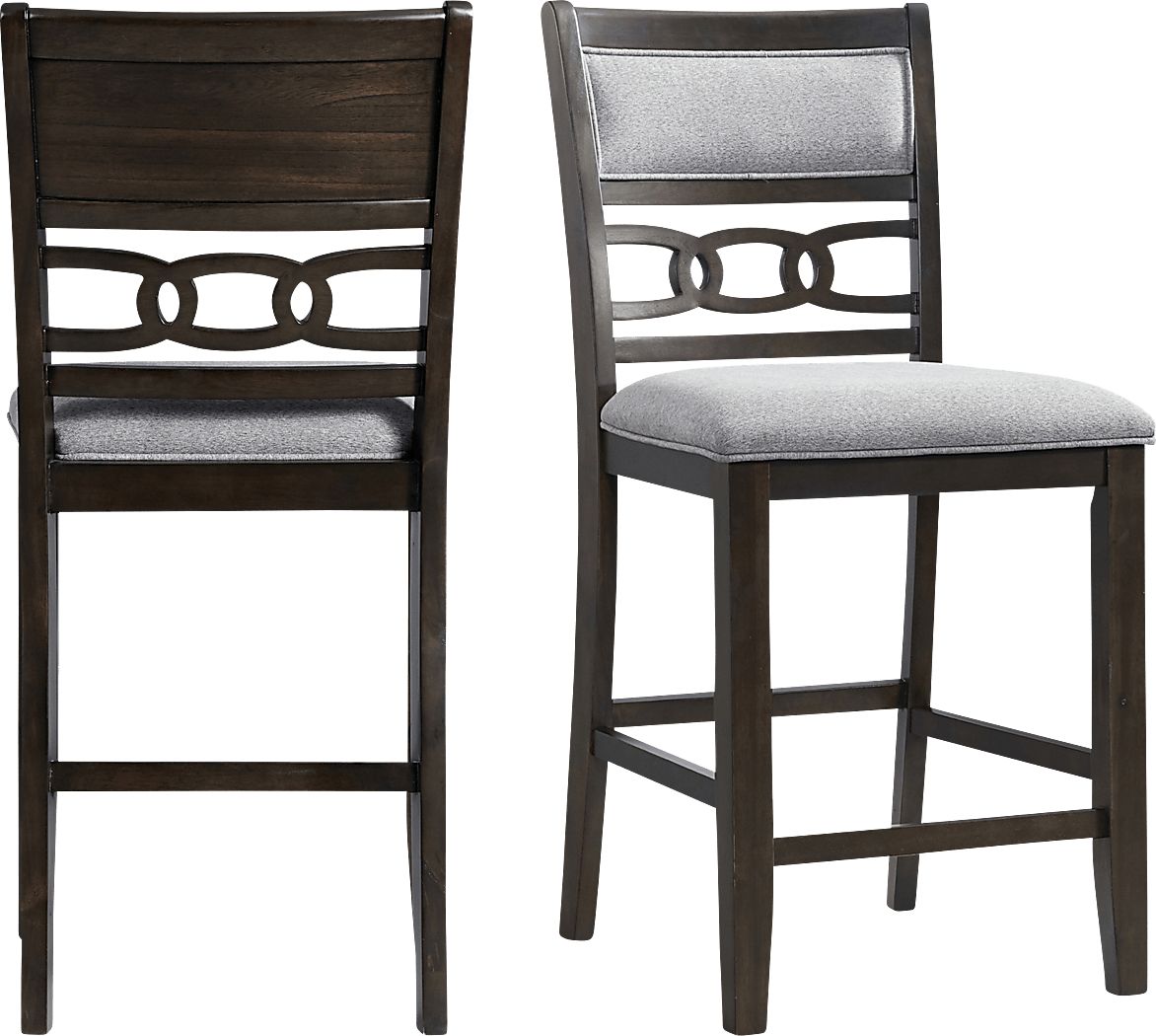 Kudzu Walnut Counter Height Stool, Set of 2