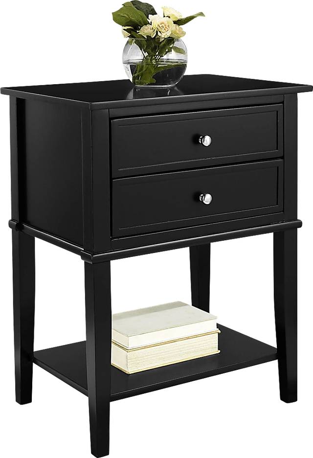 Kuhle Black Accent Table - Thumbnail - Image 1
