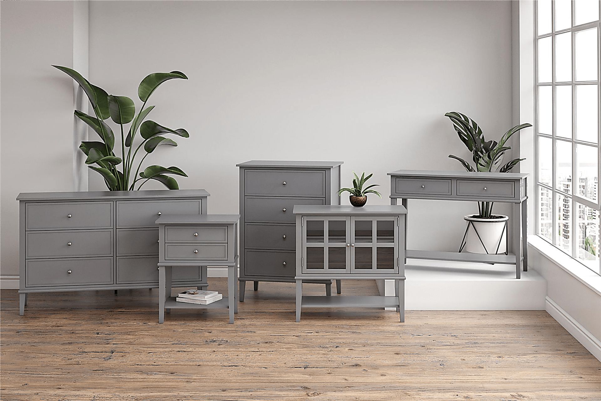 Kuhle Gray Accent Table - Image 4