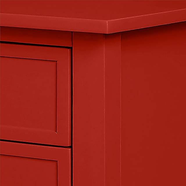 Kuhle Red Accent Table - Thumbnail - Image 3