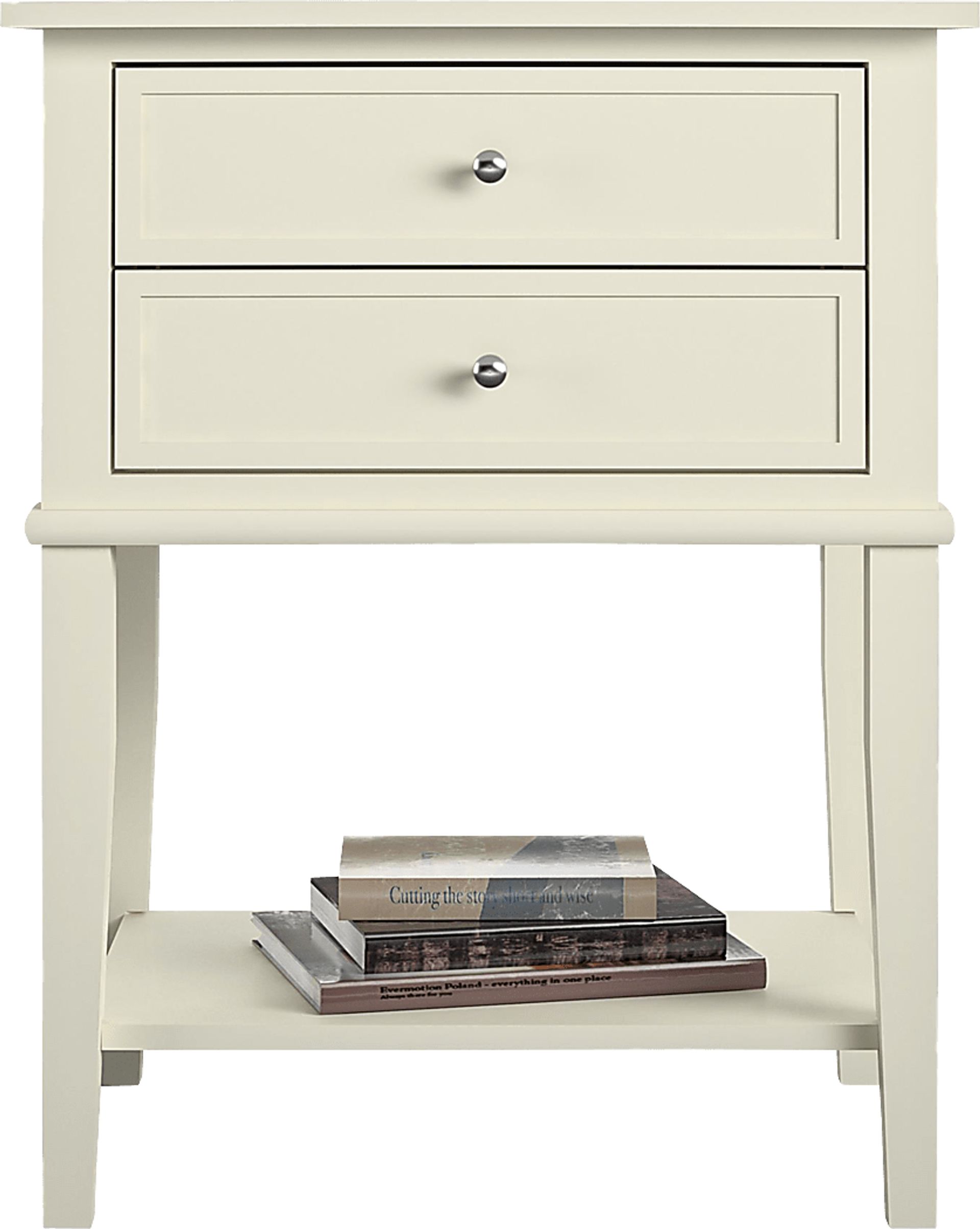 Kuhle White Accent Table - Image 2