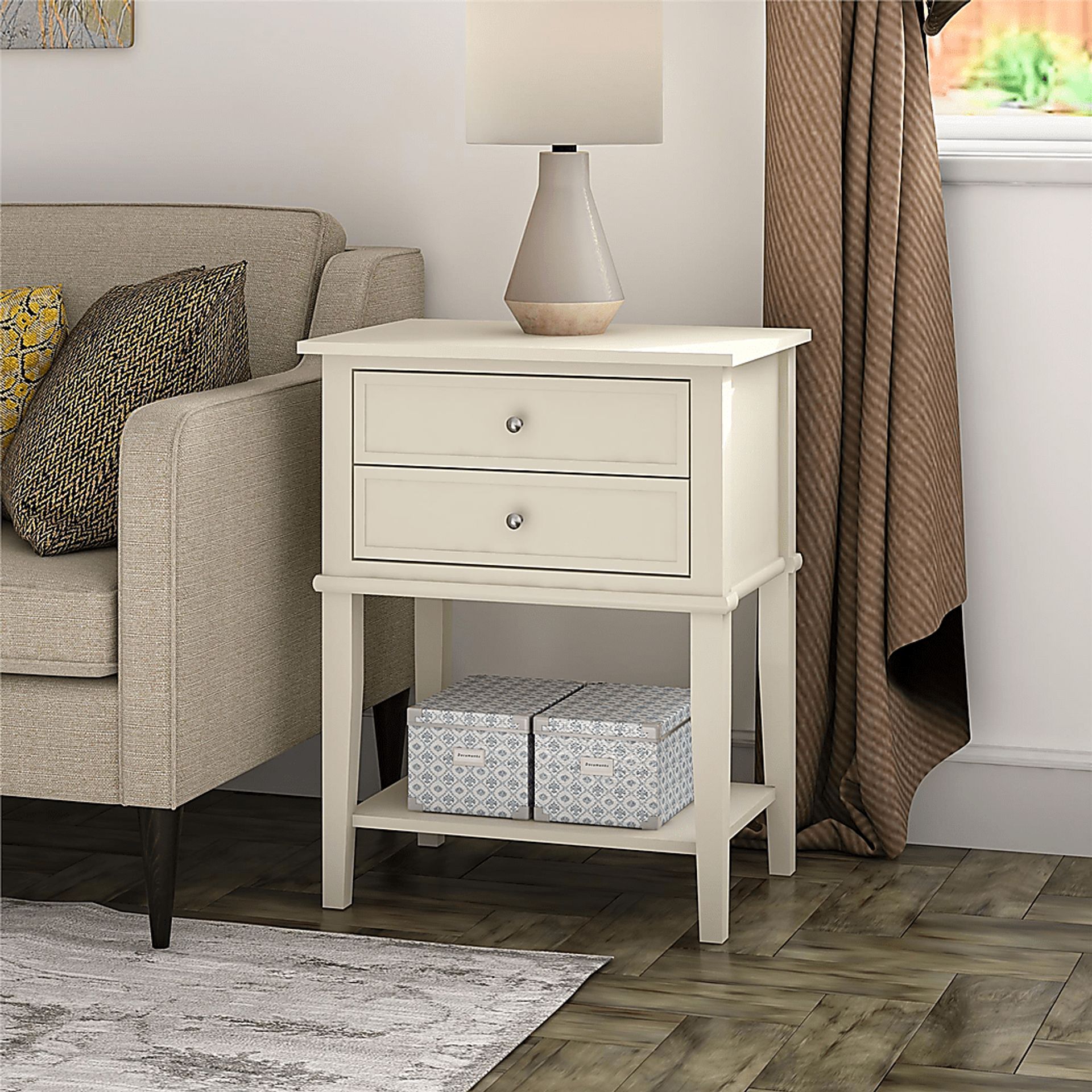 Kuhle White Accent Table - Image 7