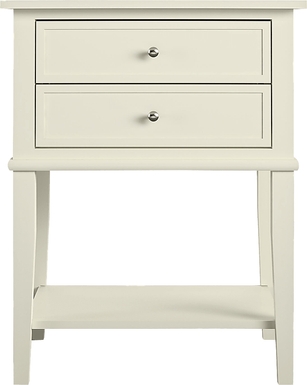 Kuhle White Accent Table