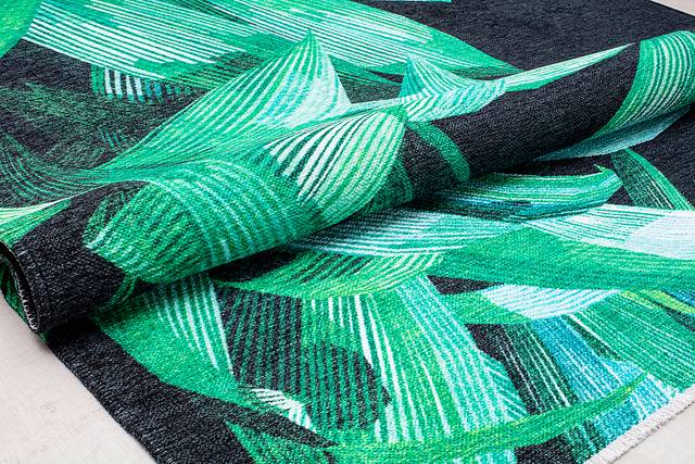 Kulaca Black 5'3 x 7' Rug - Thumbnail - Image 5