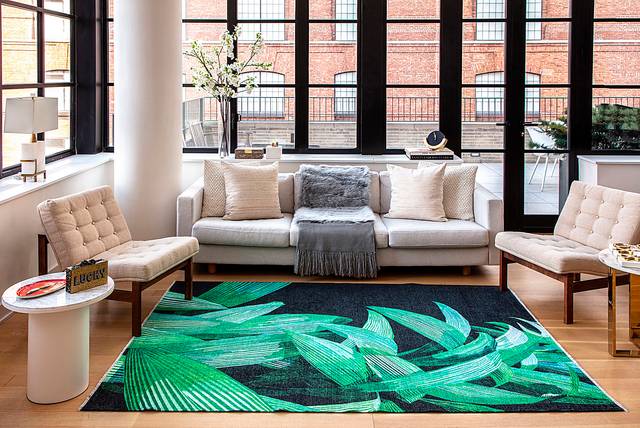Kulaca Black 7'10 x 10' Rug - Thumbnail - Image 2