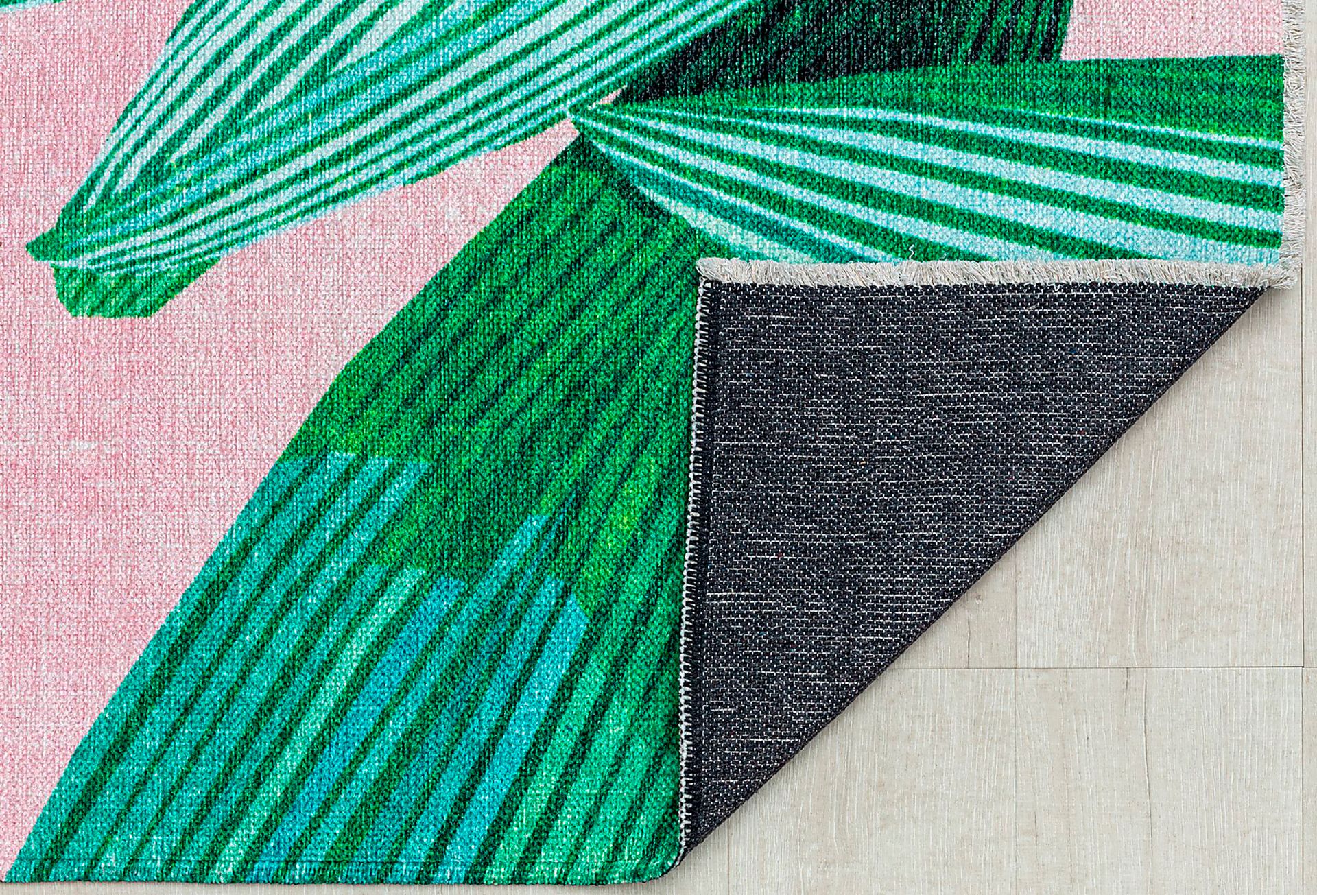 Kulaca Pink 5'3 x 7' Rug - Image 6