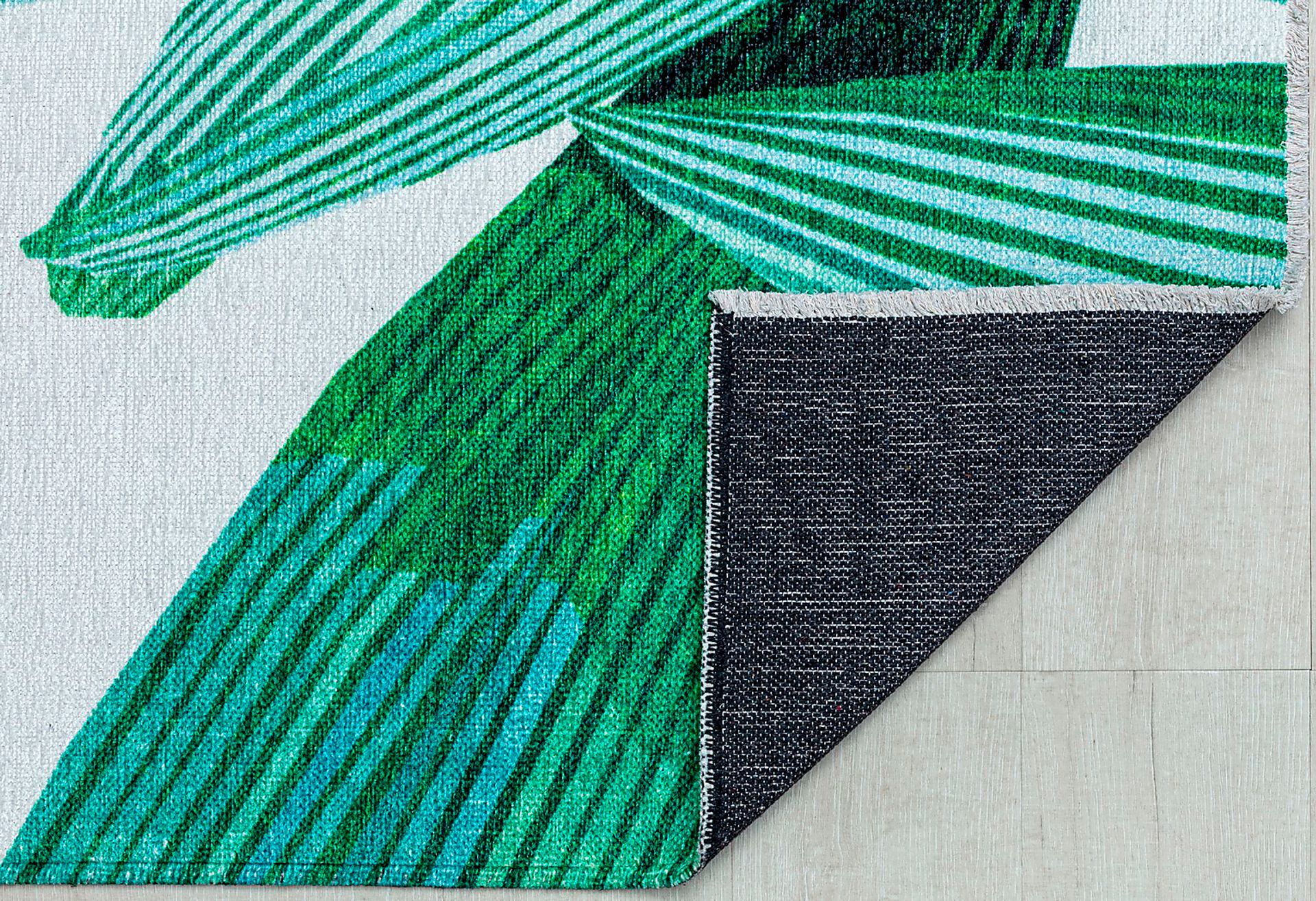 Kulaca White 5'3 x 7' Rug - Image 6