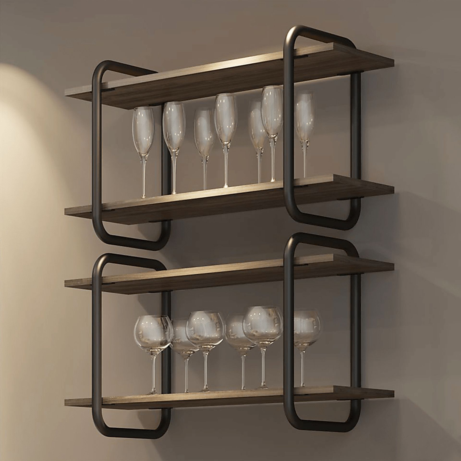 Kulanga Walnut Wall Shelf - Image 2