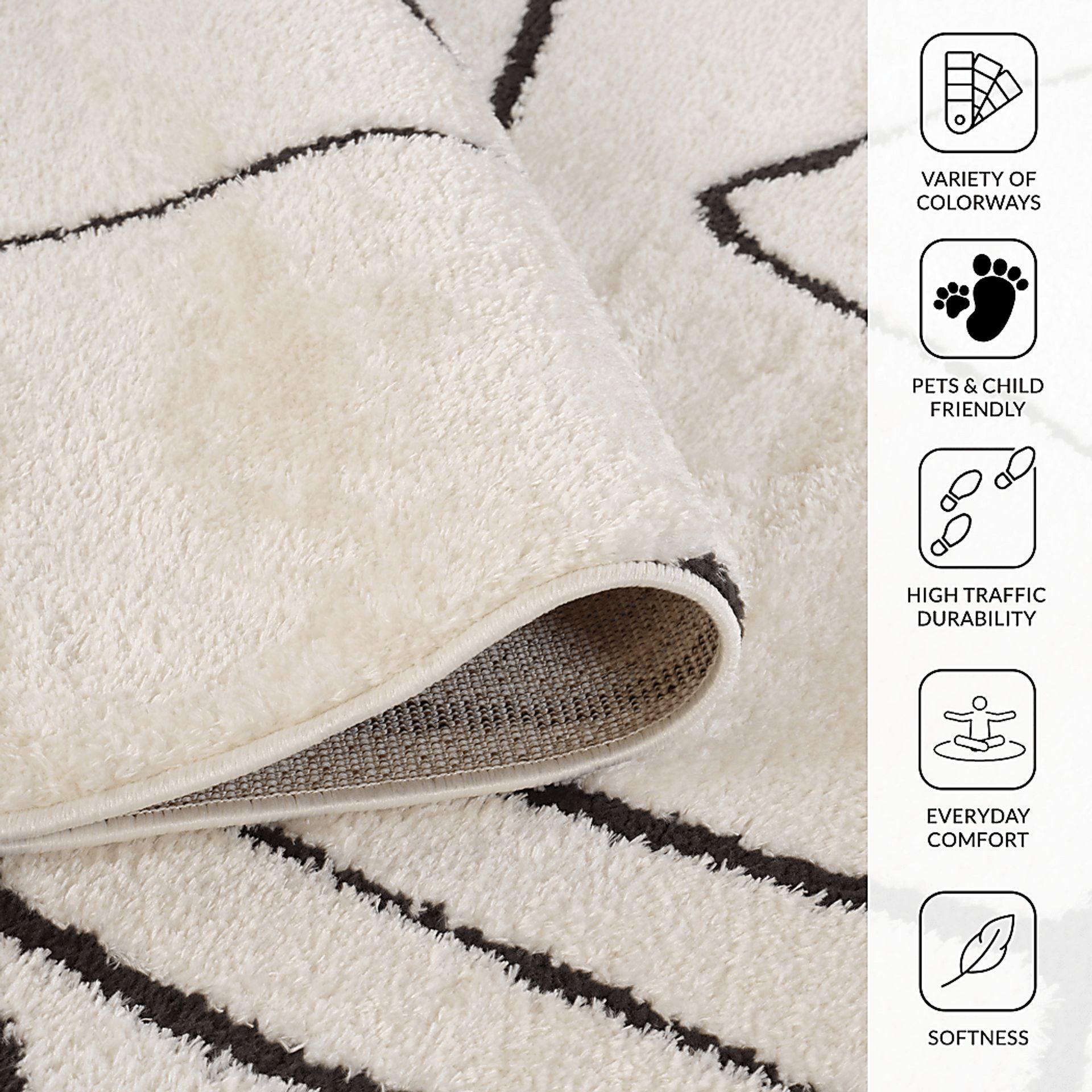 Kulari Ivory 8'9 x 11'9 Rug - Image 4