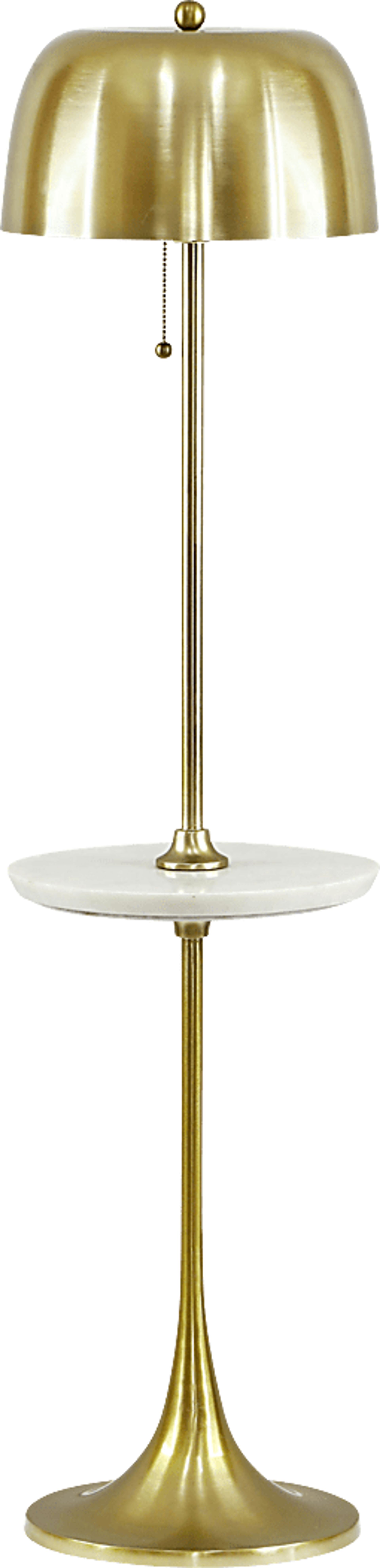Kulick Post Brass Floor Lamp - Image 1