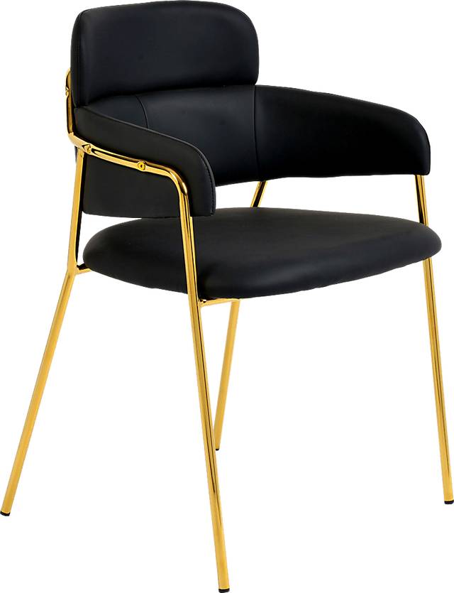 Kune Black Arm Chair, Set of 2 - Thumbnail - Image 2