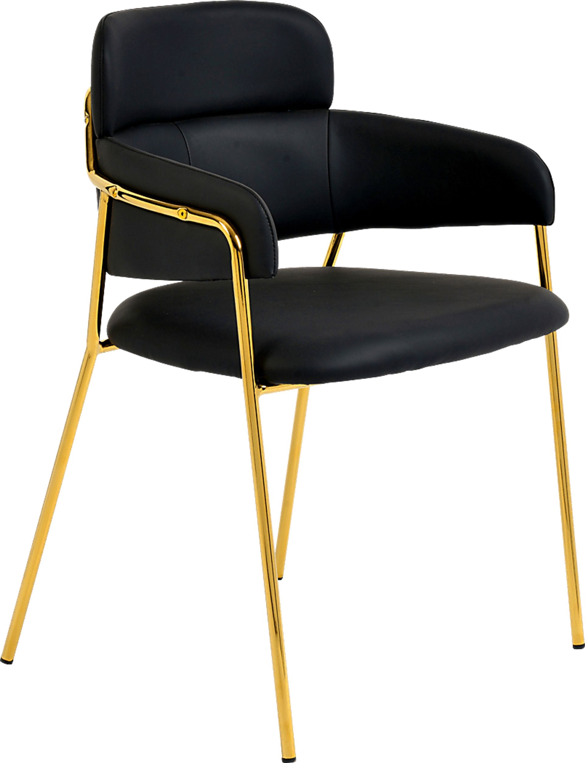 Kune Black Arm Chair, Set of 2 - Image 2