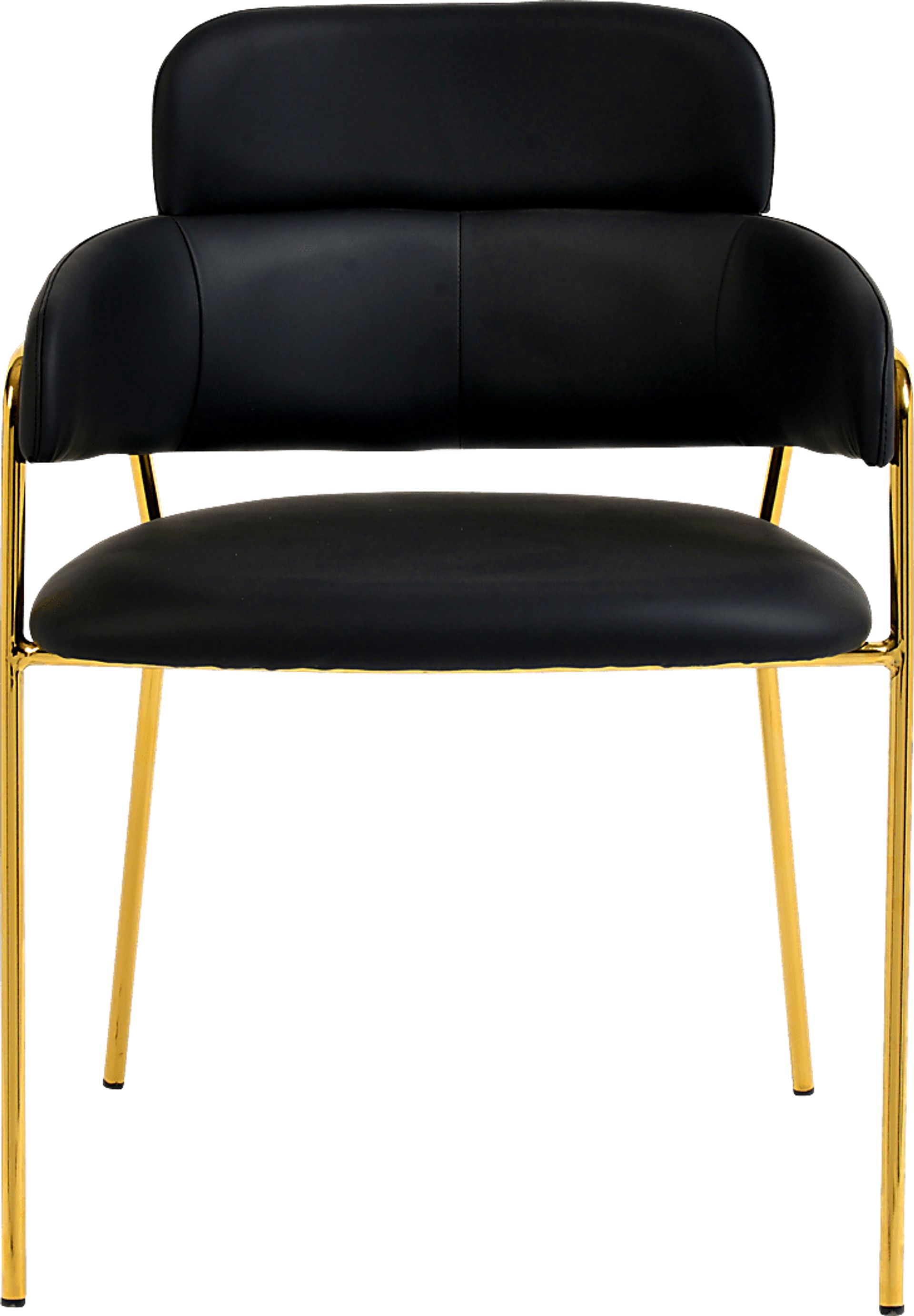 Kune Black Arm Chair, Set of 2 - Image 3