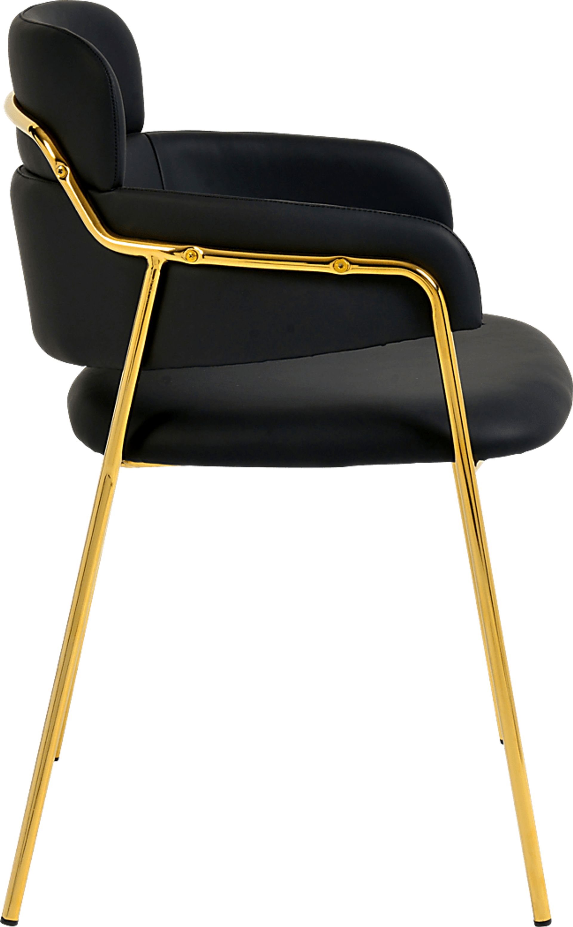 Kune Black Arm Chair, Set of 2 - Image 4