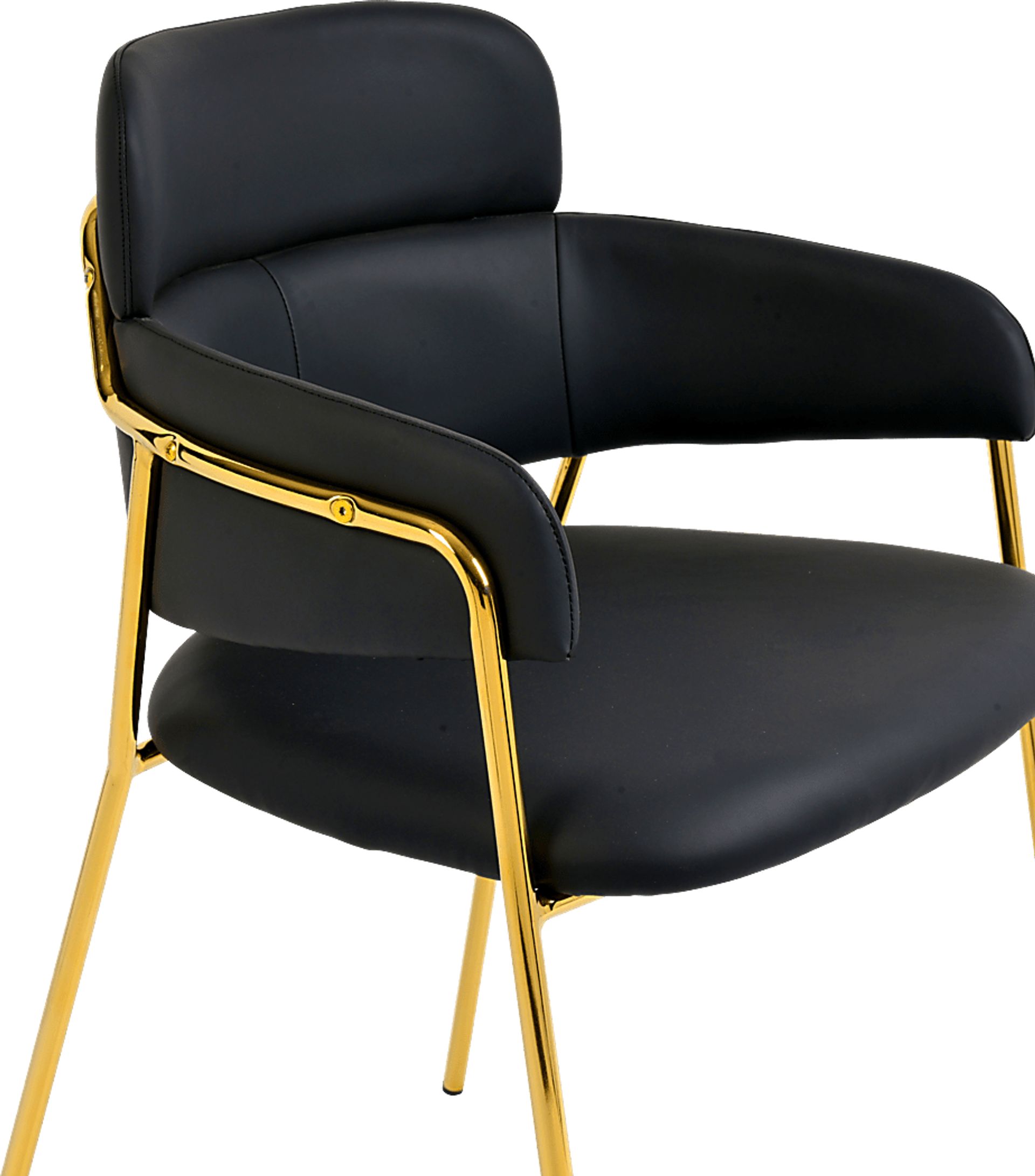 Kune Black Arm Chair, Set of 2 - Image 6