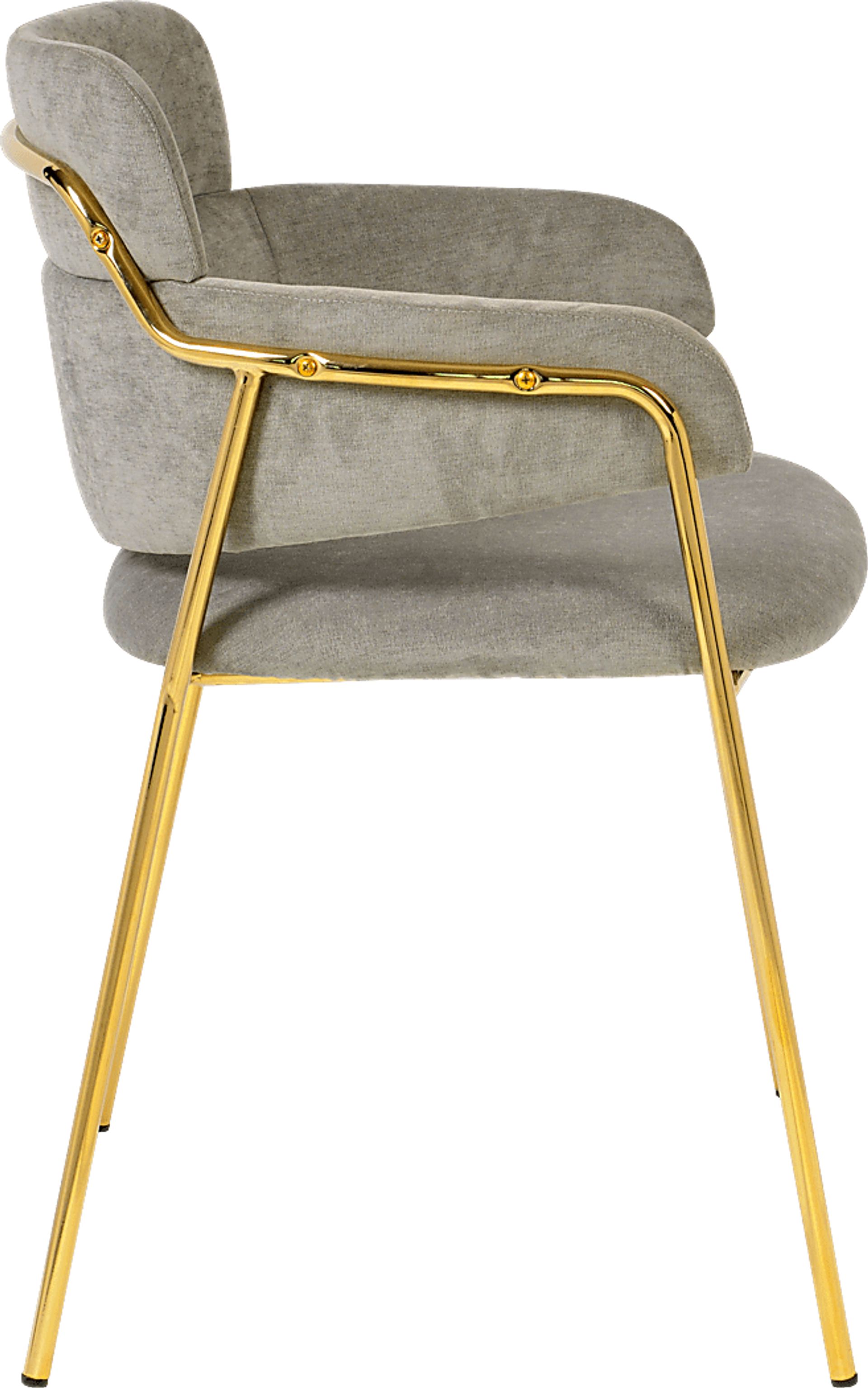 Kune Gray Arm Chair, Set of 2 - Image 4