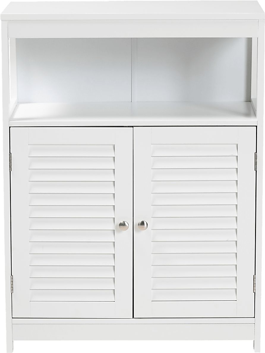 Kunesh White Accent Cabinet