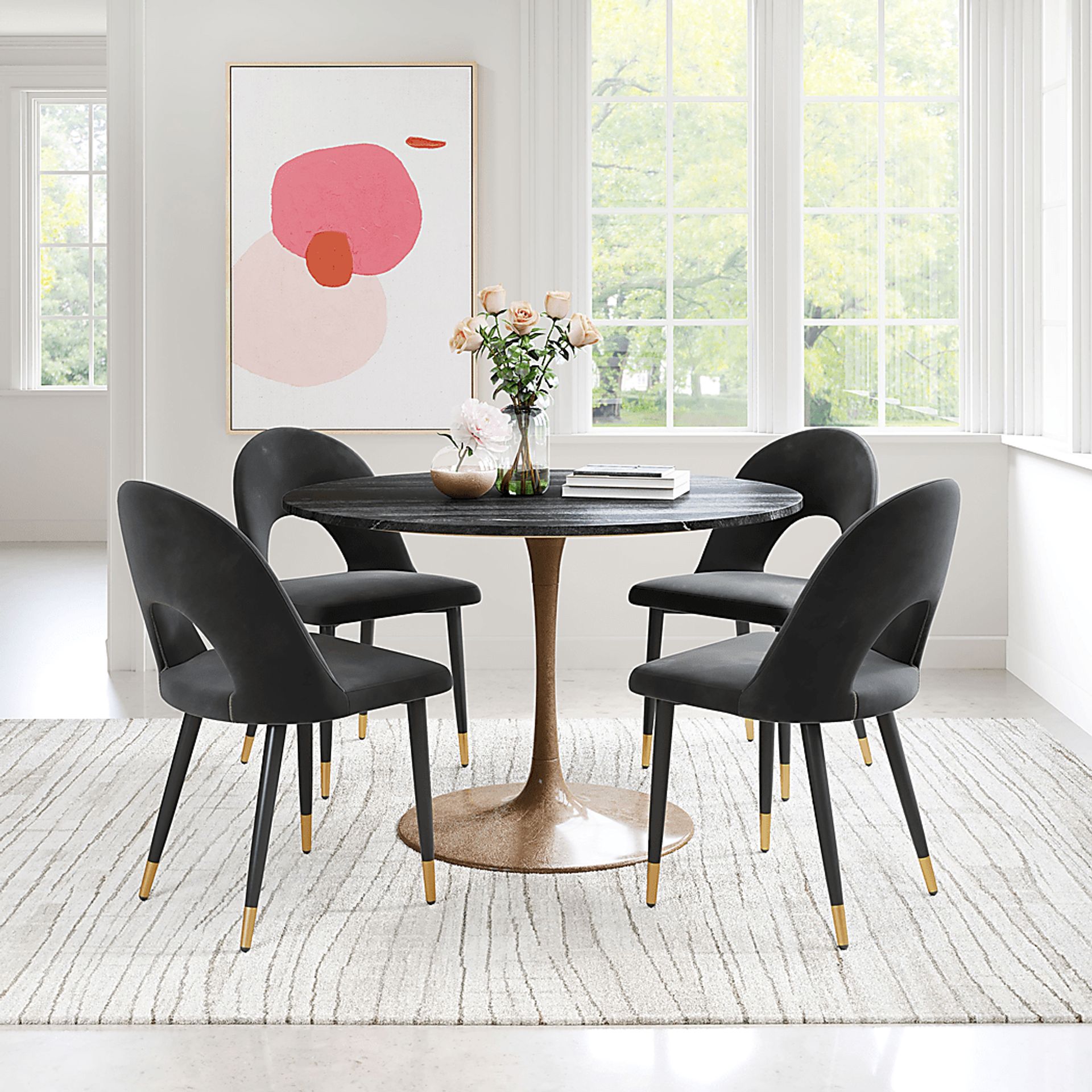 Kuranda Black Side Chair, Set of 2 - Image 2