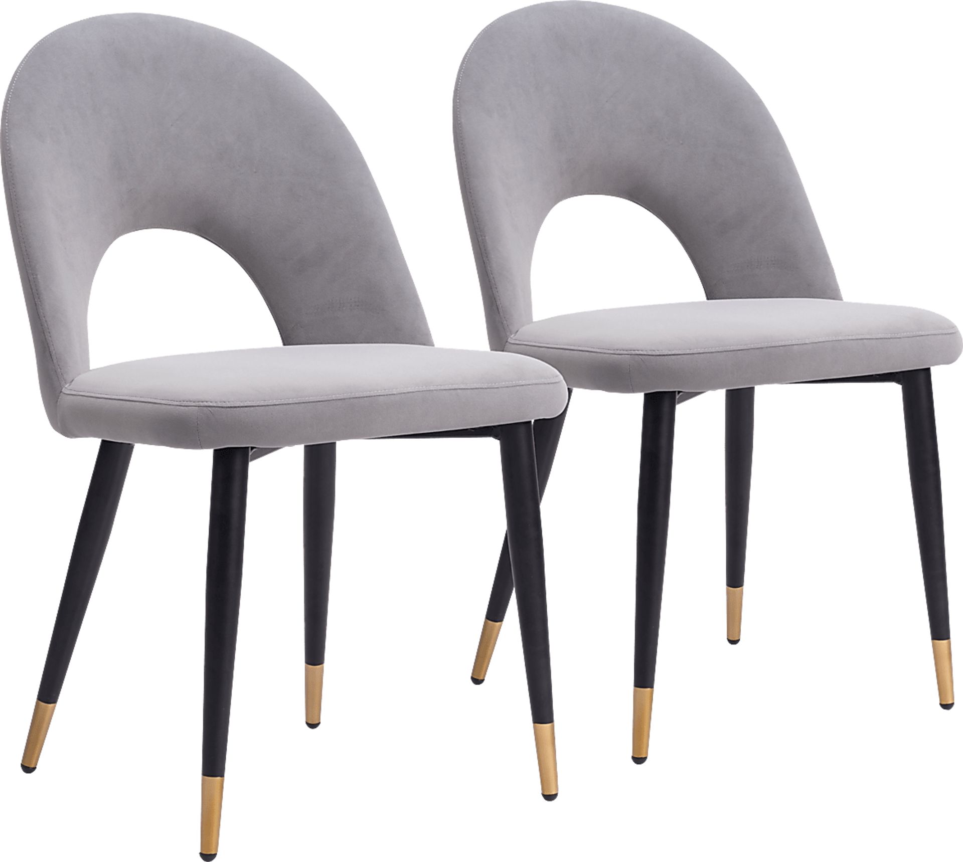 Kuranda Gray Side Chair, Set of 2 - Image 1