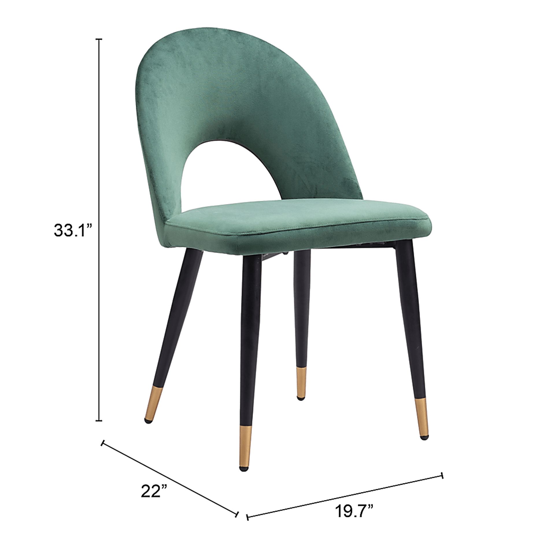 Kuranda Green Side Chair, Set of 2 - Image 11