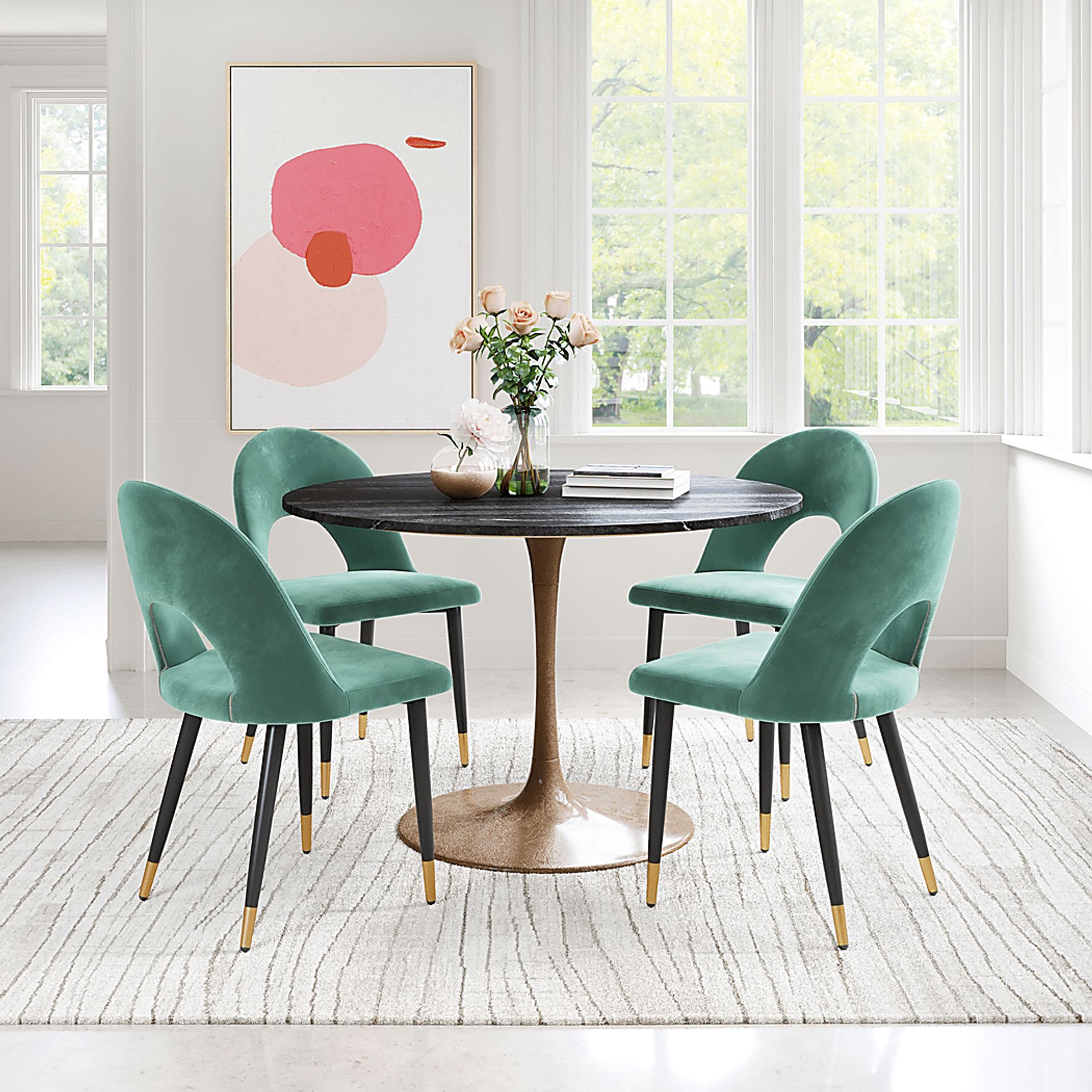 Kuranda Green Side Chair, Set of 2 - Image 9