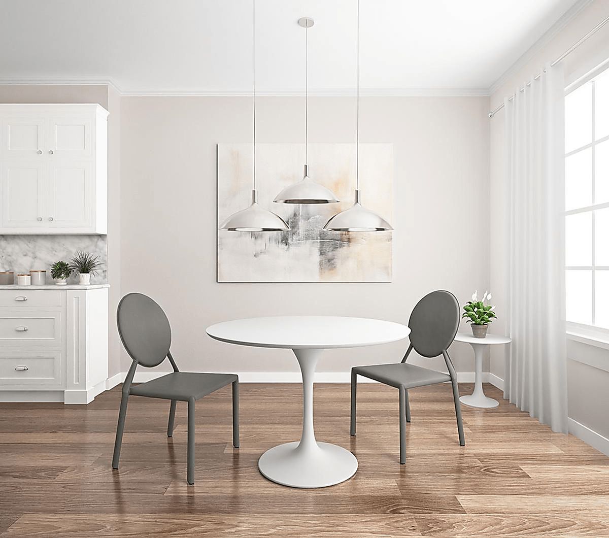 Kurela II White Colors,White Dining Table | Rooms to Go