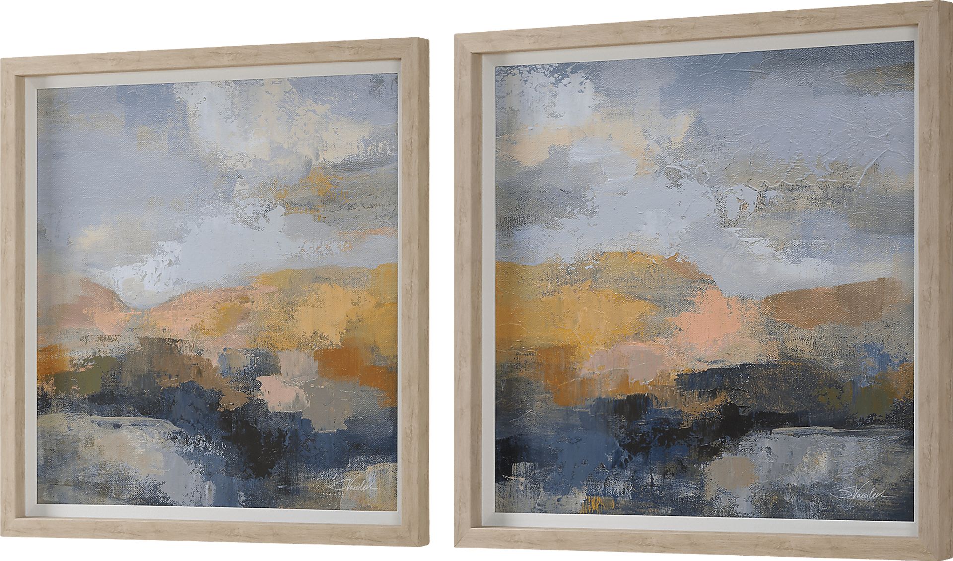 Kurte Brown Artwork, Set of 2 - Image 4