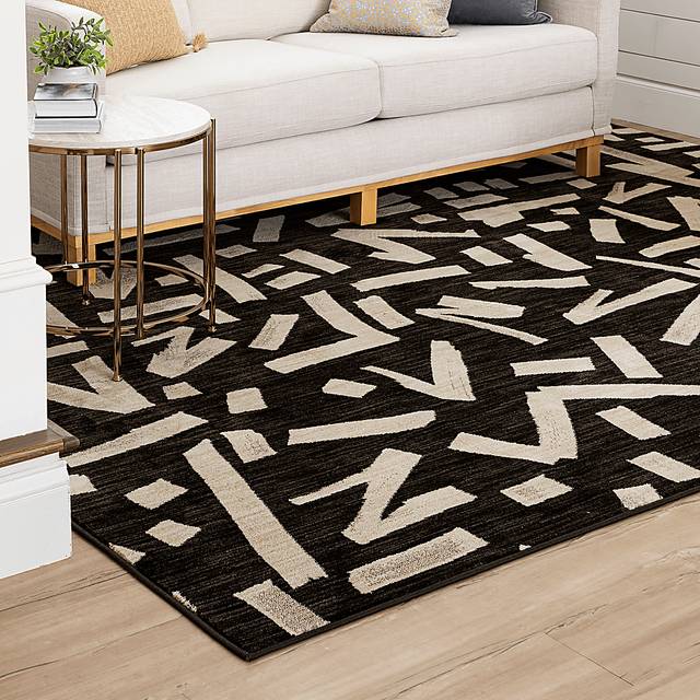 Stacy Garcia Kusal Charcoal 5'3 x 7'10 Rug - Thumbnail - Image 4
